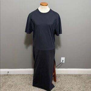 Abercrombie & Fitch - T-shirt Style Cotton Maxi Dress With Slit - Size Medium